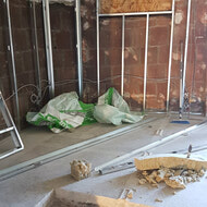 Work starting on renovating another 08 unit.