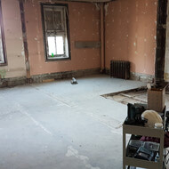 What was once the original "caretaker suite" on the top floor, is getting a transformation.