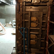 Basement Vault and Vault Door.